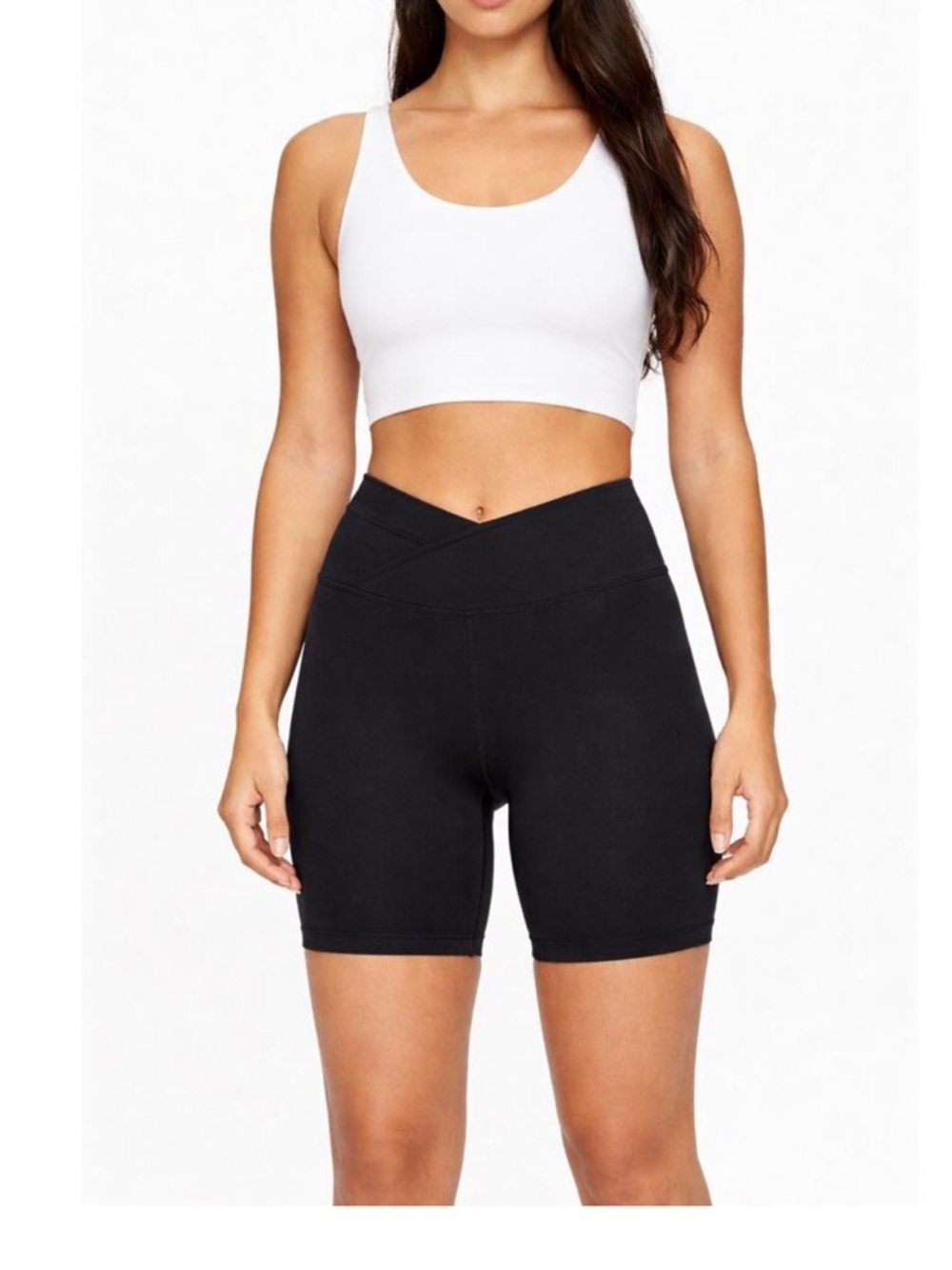 Outdoor Voices Black High-Rise Bike Shorts